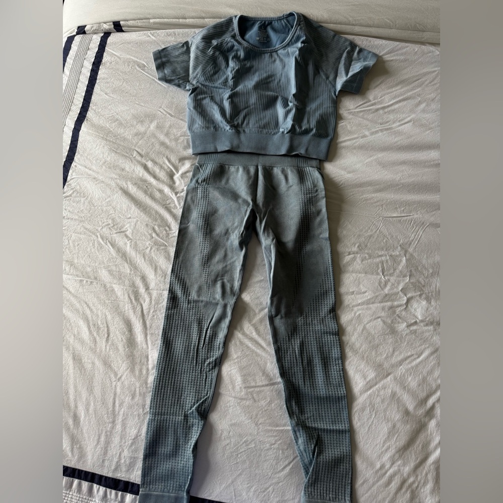 Blue workout Two-Piece Set